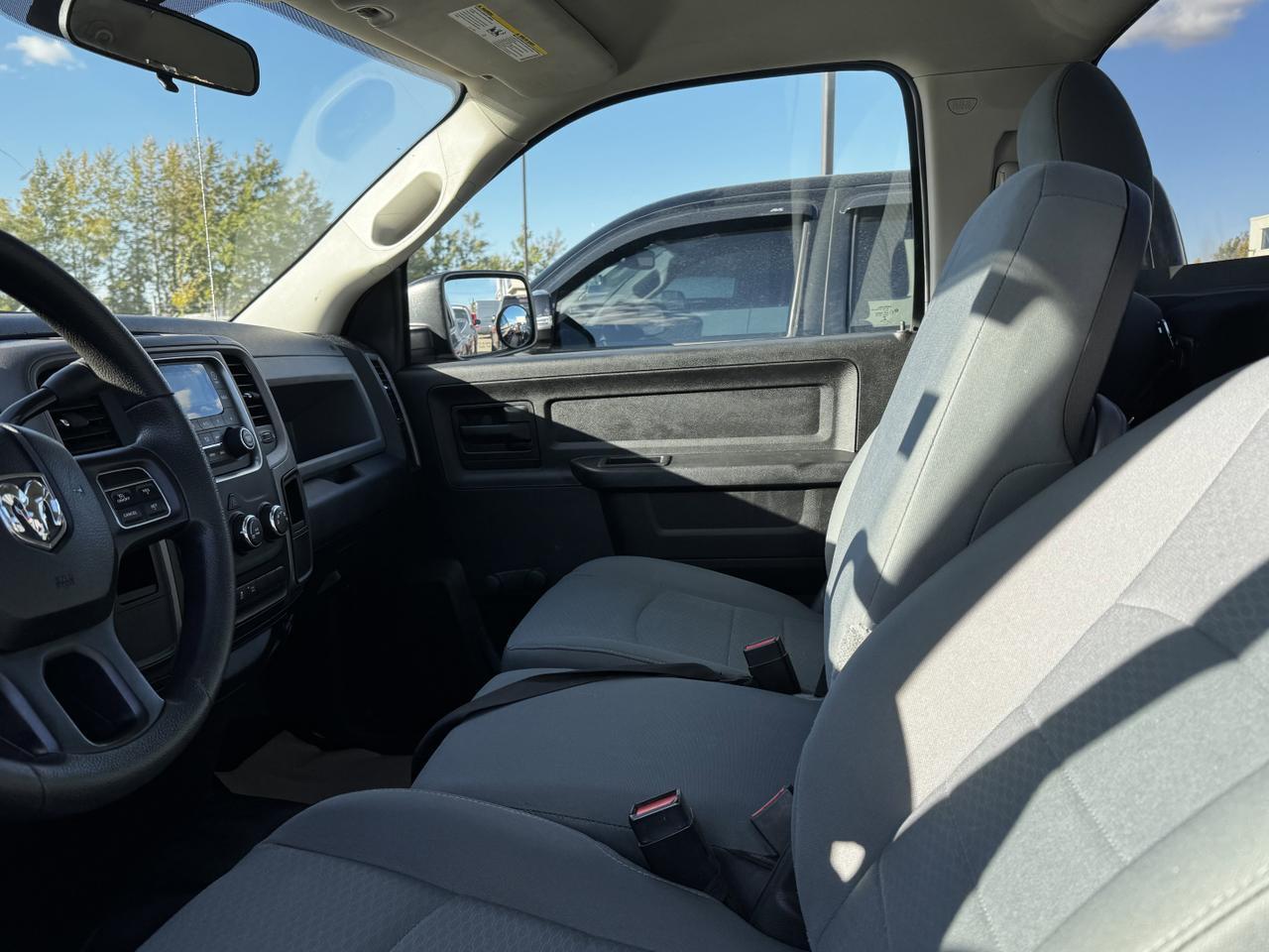2014 Ram 1500 ST Regular Cab RWD | V8 | Low KMs | 3 Passenger Bench | UConnect 3 Redwater AB