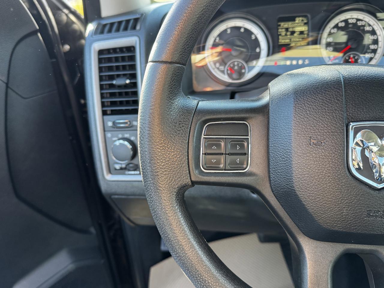 2014 Ram 1500 ST Regular Cab RWD | V8 | Low KMs | 3 Passenger Bench | UConnect 3 Redwater AB
