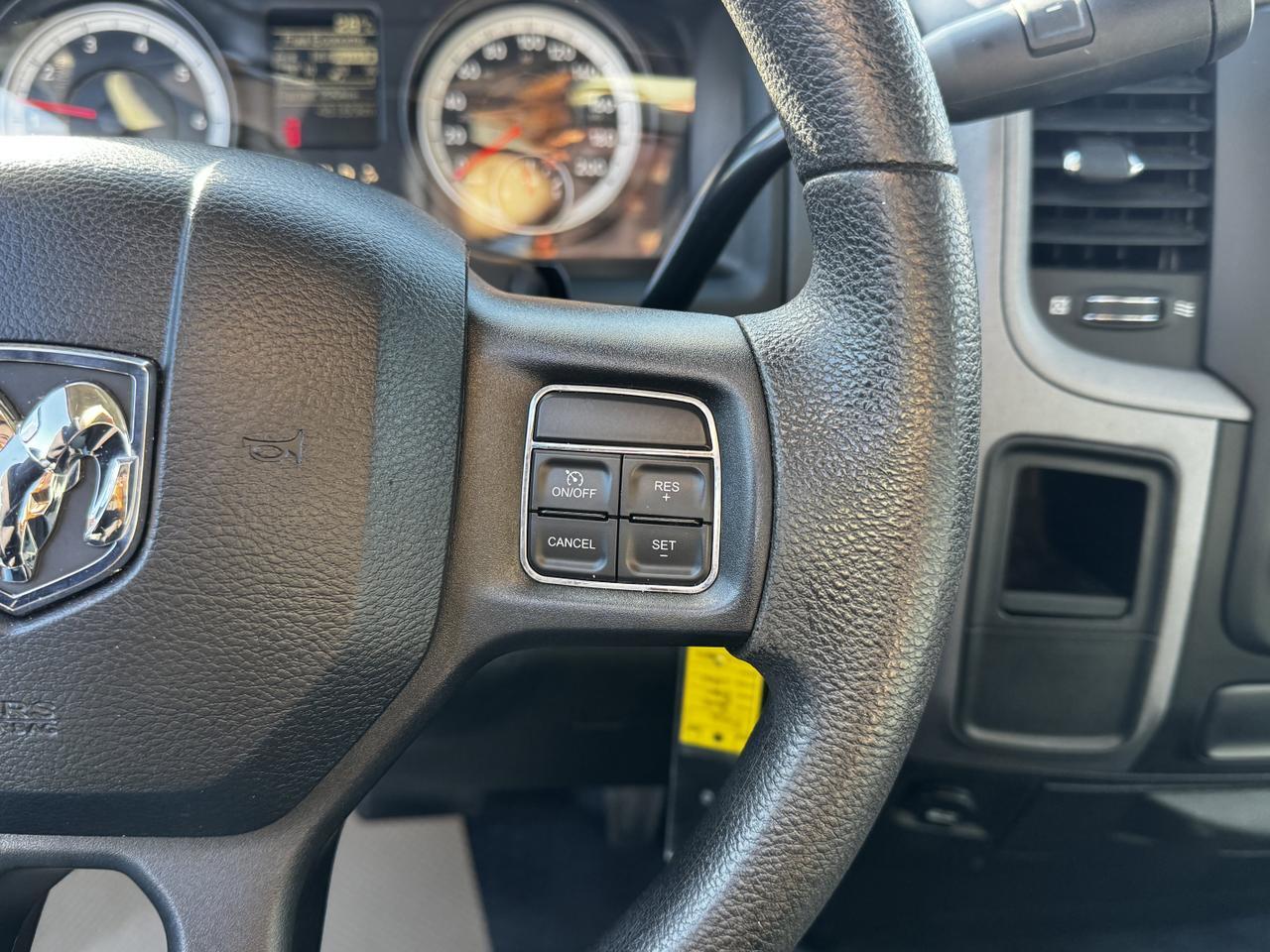 2014 Ram 1500 ST Regular Cab RWD | V8 | Low KMs | 3 Passenger Bench | UConnect 3 Redwater AB