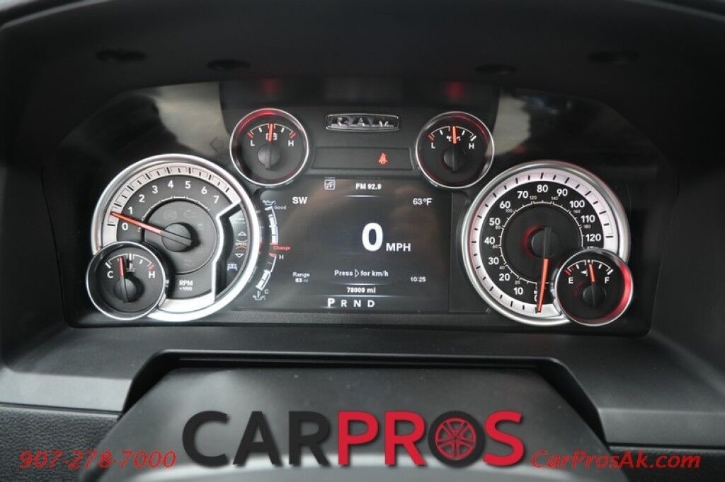 2014 Ram 1500 Sport - 5.7L V8 - 4X4 - Crew Cab - Heated/Cooled Front Leather Seats - Heated Steering Wheel - Backup Camera - Bluetooth - Sunroof - Tonneau Cover - Tow Package Anchorage AK