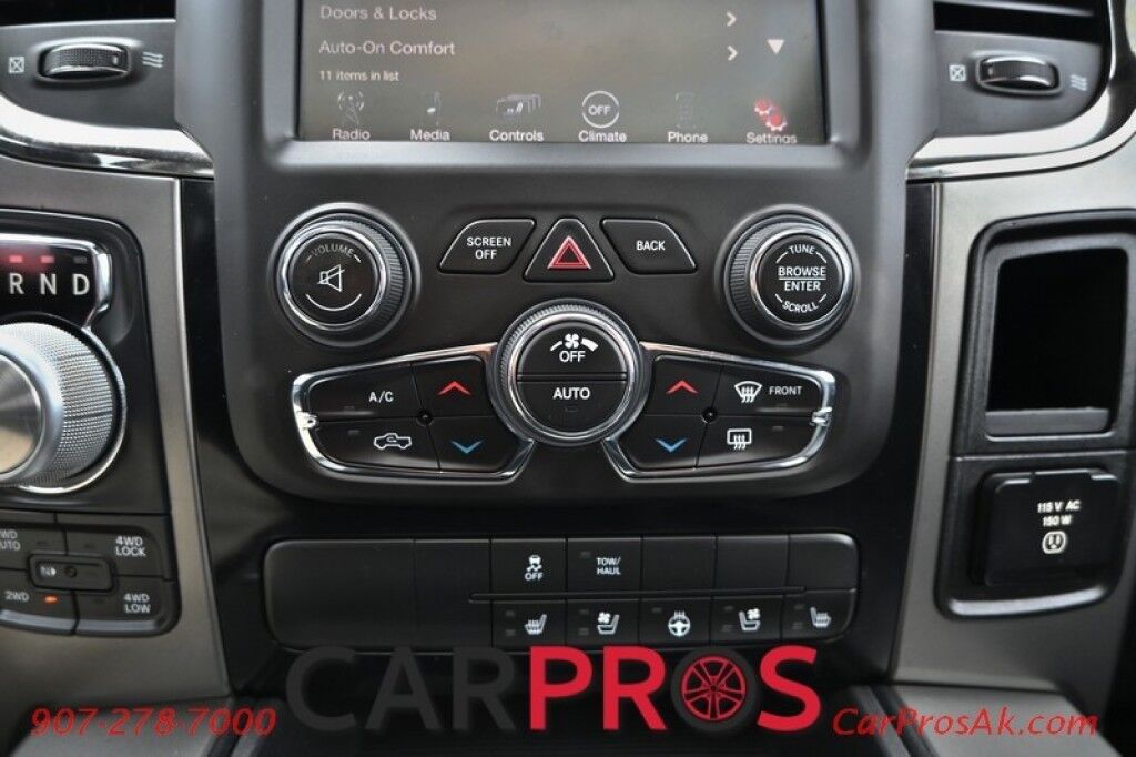 2014 Ram 1500 Sport - 5.7L V8 - 4X4 - Crew Cab - Heated/Cooled Front Leather Seats - Heated Steering Wheel - Backup Camera - Bluetooth - Sunroof - Tonneau Cover - Tow Package Anchorage AK