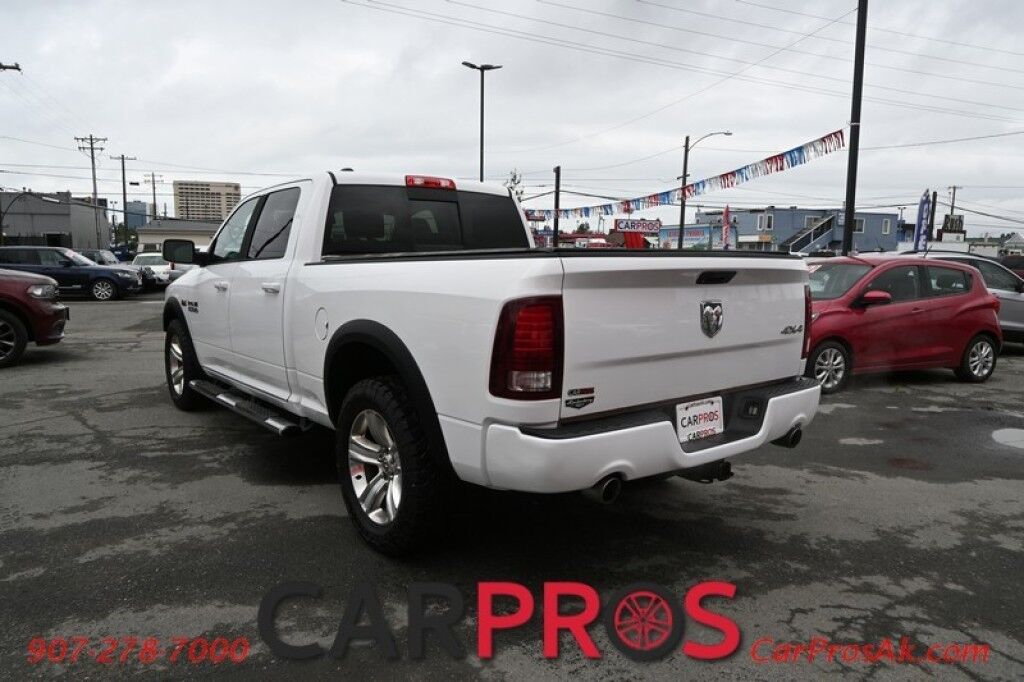 2014 Ram 1500 Sport - 5.7L V8 - 4X4 - Crew Cab - Heated/Cooled Front Leather Seats - Heated Steering Wheel - Backup Camera - Bluetooth - Sunroof - Tonneau Cover - Tow Package Anchorage AK