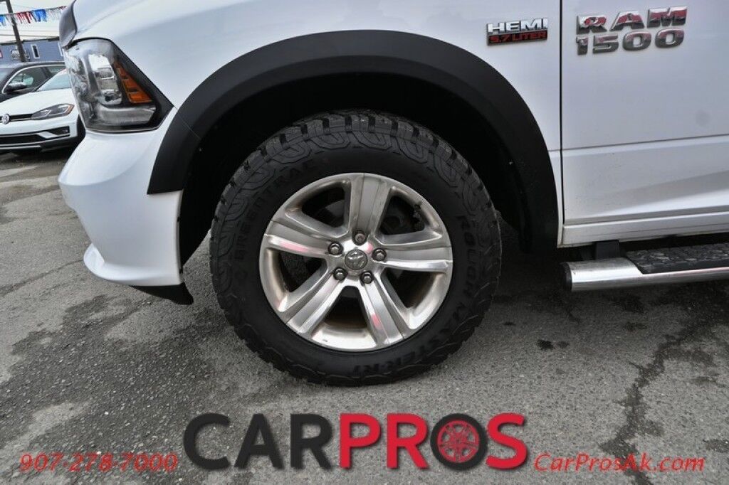 2014 Ram 1500 Sport - 5.7L V8 - 4X4 - Crew Cab - Heated/Cooled Front Leather Seats - Heated Steering Wheel - Backup Camera - Bluetooth - Sunroof - Tonneau Cover - Tow Package Anchorage AK