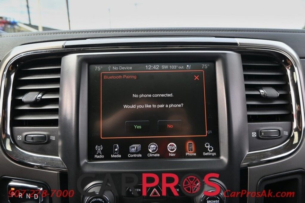 2014 Ram 1500 Sport - 5.7L V8 - Crew Cab - 4X4 - Front Heated/Cooled Leather Seats - Heated Steering Wheel - Navigation - Backup Camera - Remote Start - Sunroof - Trailer Brake Controller - Bedliner - Tonneau Cover - Tow Package Anchorage AK