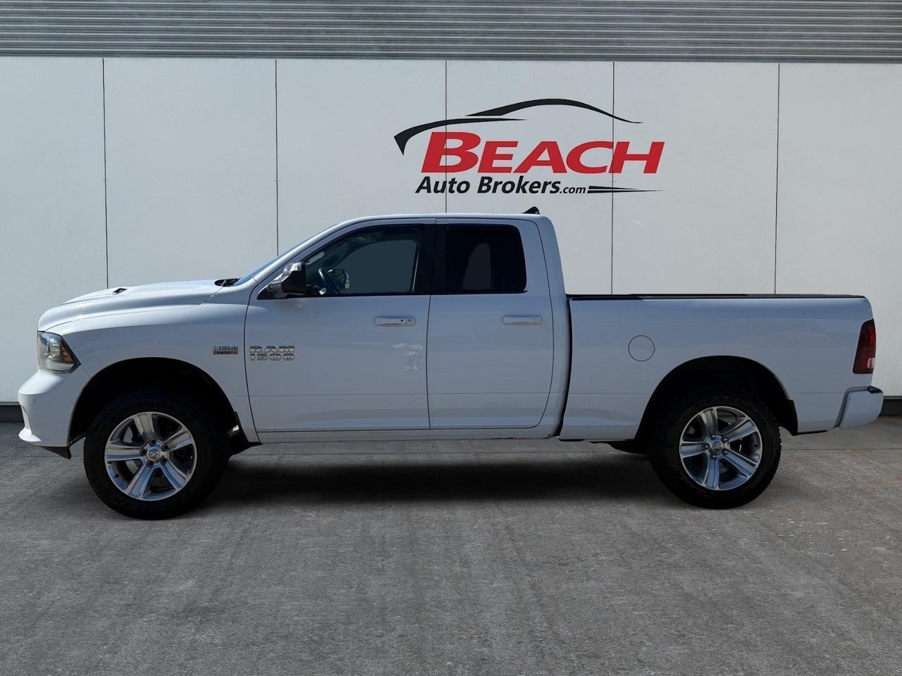 2014 Ram 1500 Sport, TOW PACKAGE, HEATED MIRRORS, BACKUP CAMERA, UNIVERSAL GARAGE DOOR OPENER, BED LINER, TAILGATE STEP, POWER SLIDING REAR WINDOW, A/C COOLED SEATS, 4x4, KEYLESS START, SOLD AS IS - WHOLESALE VEHICLE! Norfolk VA