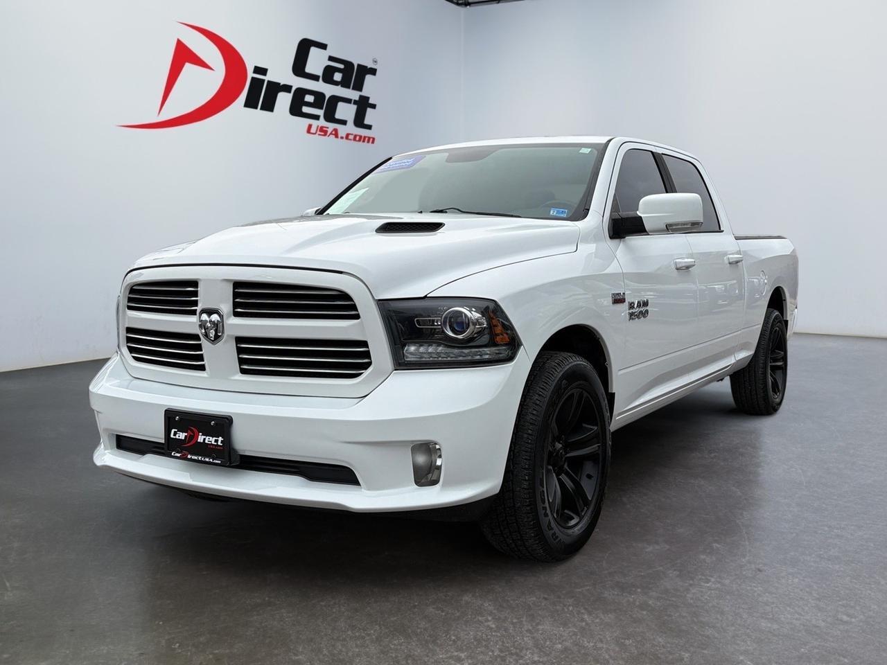 2014 Ram 1500 Sport, TOW PACKAGE, REAR POWER SLIDING WINDOW, BED LINER, BACKUP CAMERA WITH PARKING SENSORS, REMOTE START, HEATED & COOLING SEATS, NAVIGATION, LOW MILES, ONLY 1 OWNER, CLEAN CARRFAX, THIS RAM IS CLEAN & READY TO GO! Virginia Beach VA