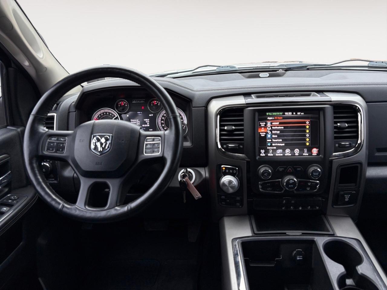 2014 Ram 1500 Sport, TOW PACKAGE, REAR POWER SLIDING WINDOW, BED LINER, BACKUP CAMERA WITH PARKING SENSORS, REMOTE START, HEATED & COOLING SEATS, NAVIGATION, LOW MILES, ONLY 1 OWNER, CLEAN CARRFAX, THIS RAM IS CLEAN & READY TO GO!