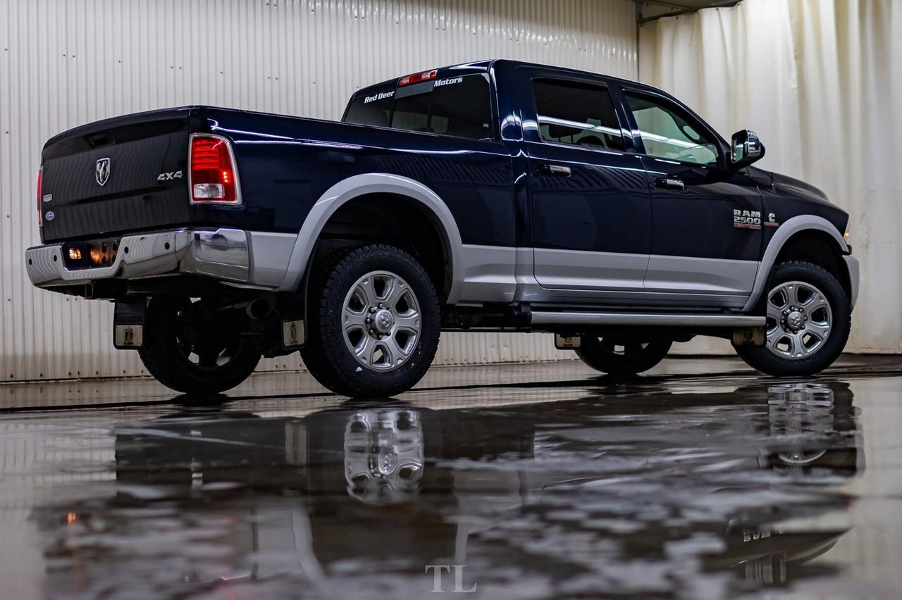 2014 Ram 2500 4x4 Crew Cab Laramie Diesel Leather Roof Nav Red Deer AB