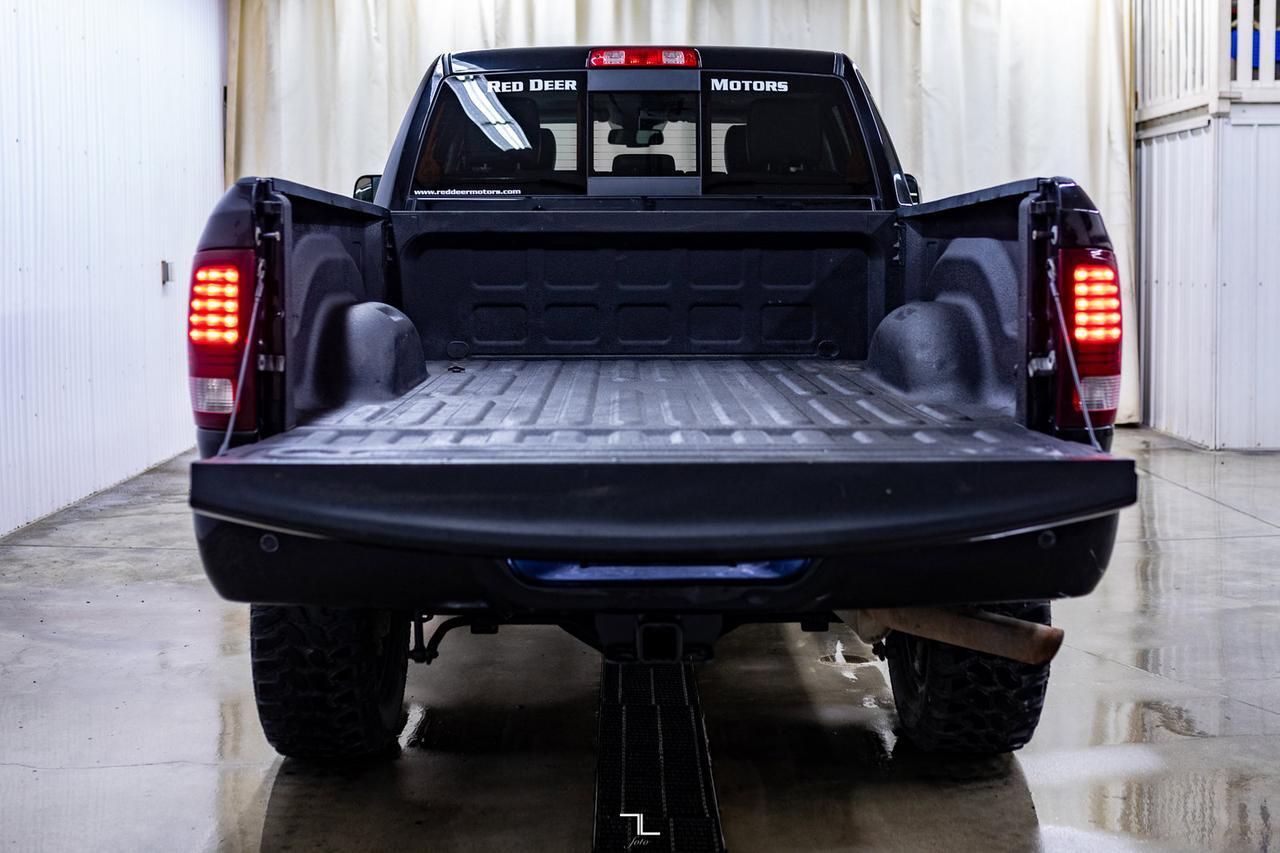 2014 Ram 2500 4x4 Crew Cab Laramie HEMI Leather Roof Nav 2" Level Kit Red Deer AB