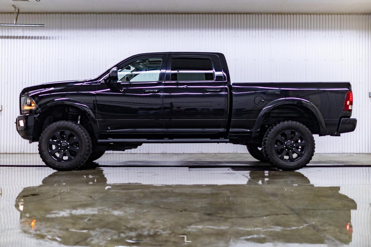 2014 Ram 2500 4x4 Crew Cab Laramie HEMI Leather Roof Nav 2&quot; Level Kit Red Deer AB