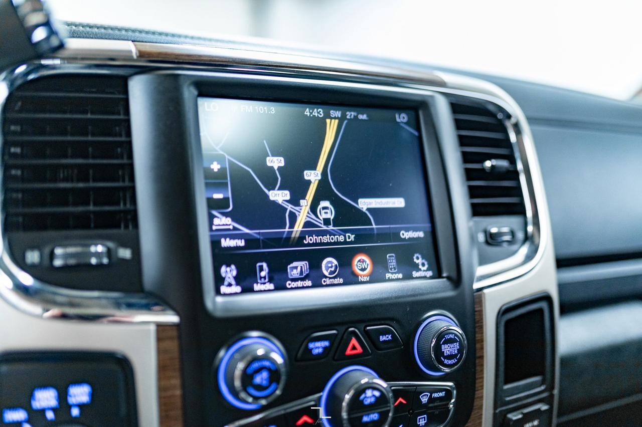 2014 Ram 2500 4x4 Crew Cab Laramie HEMI Leather Roof Nav 2&quot; Level Kit Red Deer AB