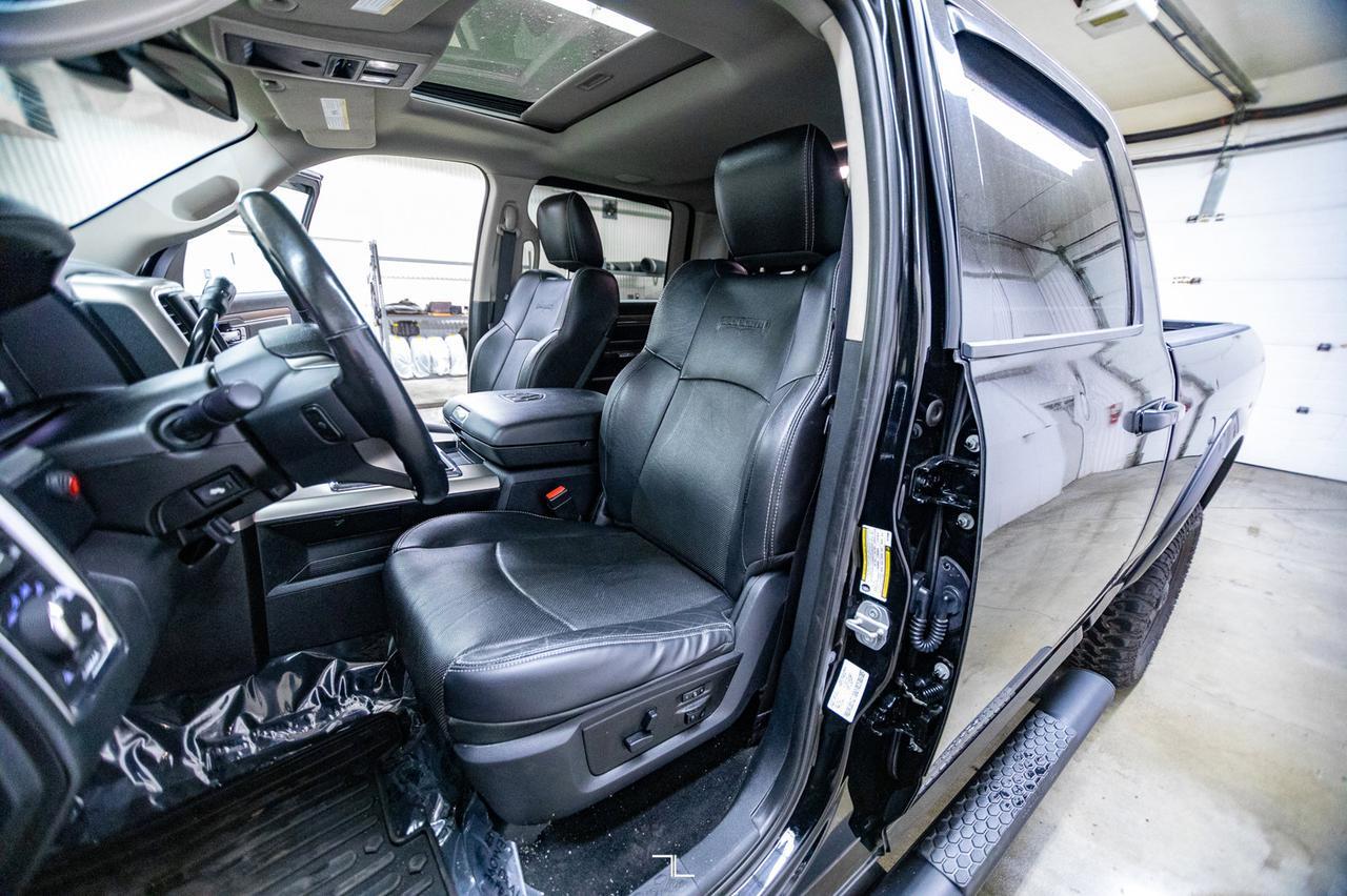 2014 Ram 2500 4x4 Crew Cab Laramie HEMI Leather Roof Nav 2&quot; Level Kit Red Deer AB