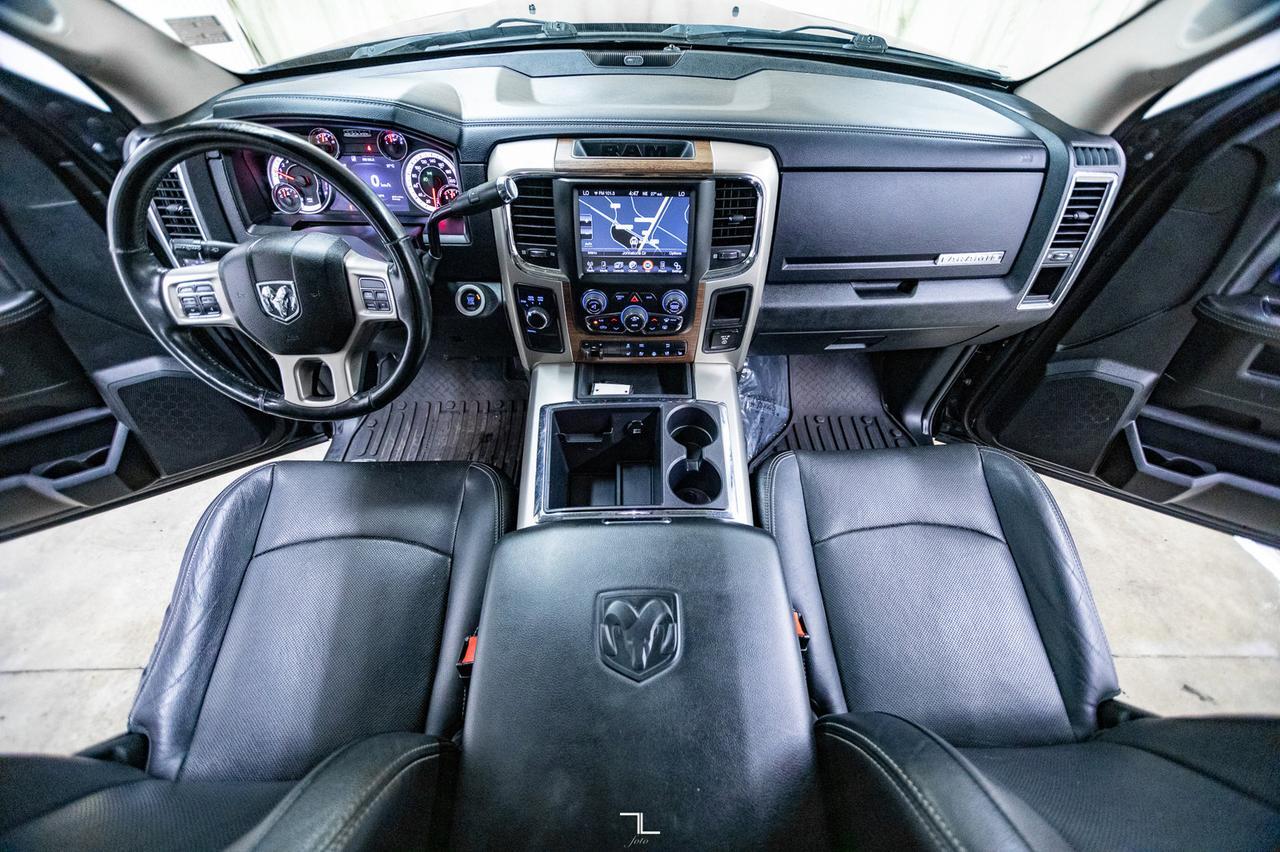 2014 Ram 2500 4x4 Crew Cab Laramie HEMI Leather Roof Nav 2&quot; Level Kit Red Deer AB