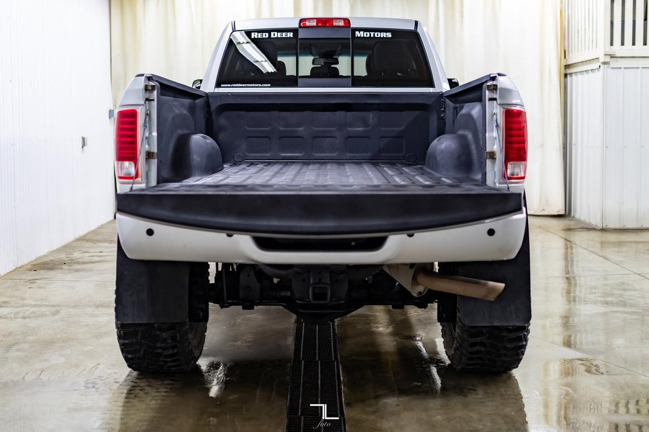 2014 Ram 2500 4x4 Crew Cab Limited HEMI 8" Lift Wheels Leather Roof Nav Red Deer AB