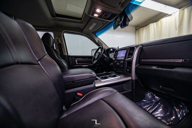 2014 Ram 2500 4x4 Crew Cab Limited HEMI 8&quot; Lift Wheels Leather Roof Nav Red Deer AB