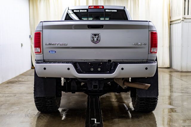 2014 Ram 2500 4x4 Crew Cab Limited HEMI 8&quot; Lift Wheels Leather Roof Nav Red Deer AB