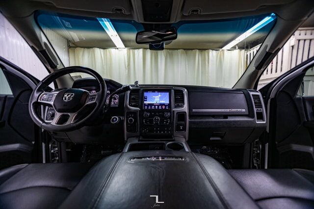 2014 Ram 2500 4x4 Crew Cab Limited HEMI 8&quot; Lift Wheels Leather Roof Nav Red Deer AB