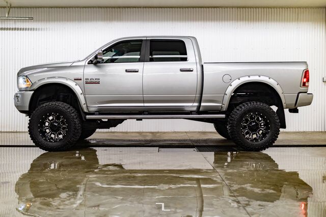 2014 Ram 2500 4x4 Crew Cab Limited HEMI 8&quot; Lift Wheels Leather Roof Nav Red Deer AB