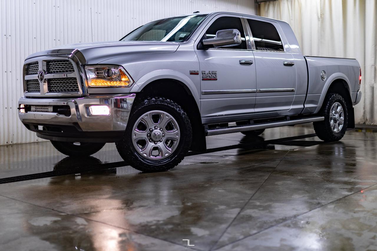 2014 Ram 2500 4x4 Mega Cab Laramie HEMI Leather Roof Nav Red Deer AB