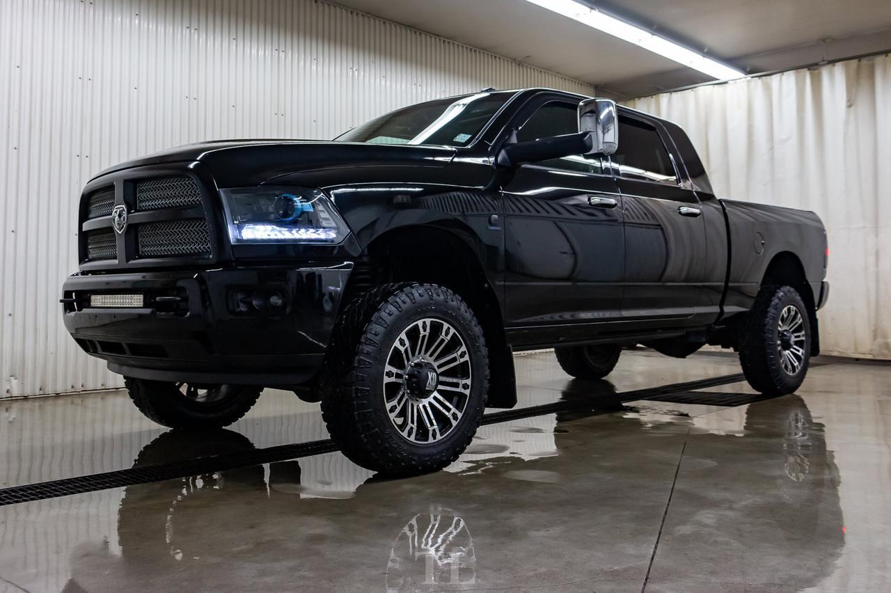 2014 Ram 2500 4x4 Mega Cab Limited Lift Leather Roof Nav Red Deer AB