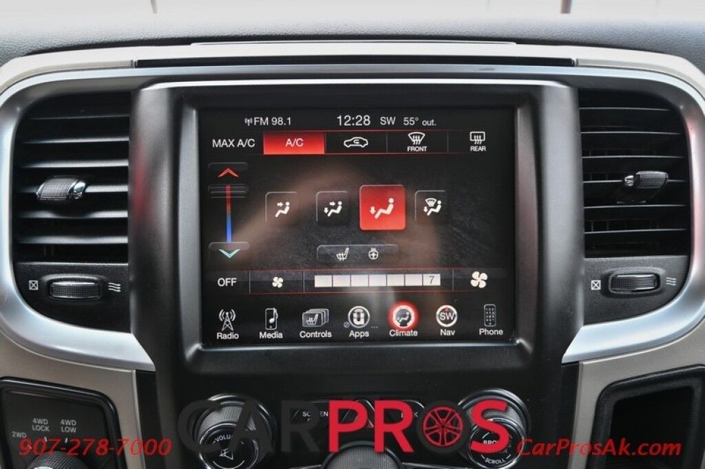 2014 Ram 2500HD Big Horn - 4X4 - 6.4L HEMI - Mega Cab - Luxury & Comfort Pkg - Remote Start - Power & Heated Cloth Seats - Heated Steering Wheel - NAV - Bluetooth - Rear Park Assist - Back Up Camera - Fog Lights - Aluminum Wheels - Tow Pkg Anchorage AK