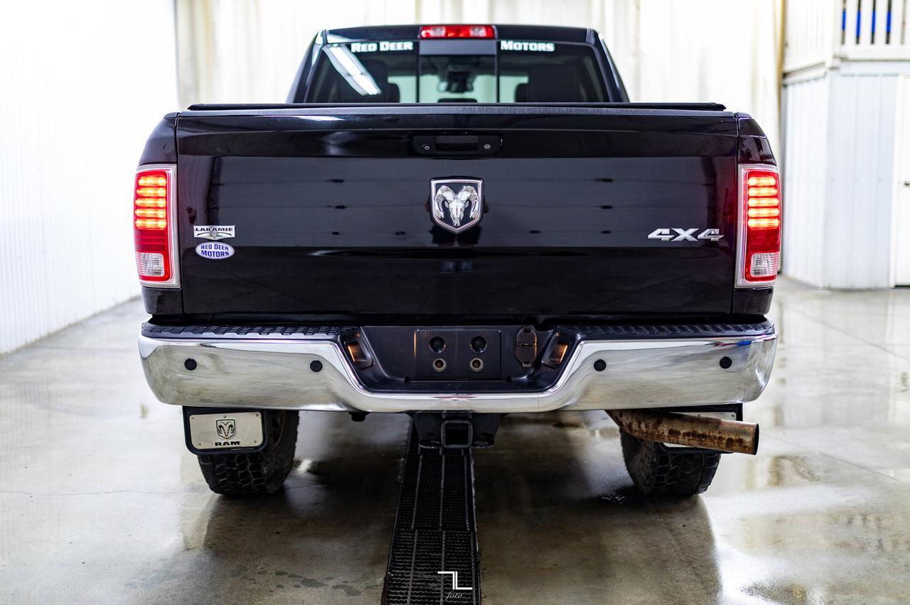 2014 Ram 3500 4x4 Crew Cab Laramie Diesel Leather Roof Nav Red Deer AB
