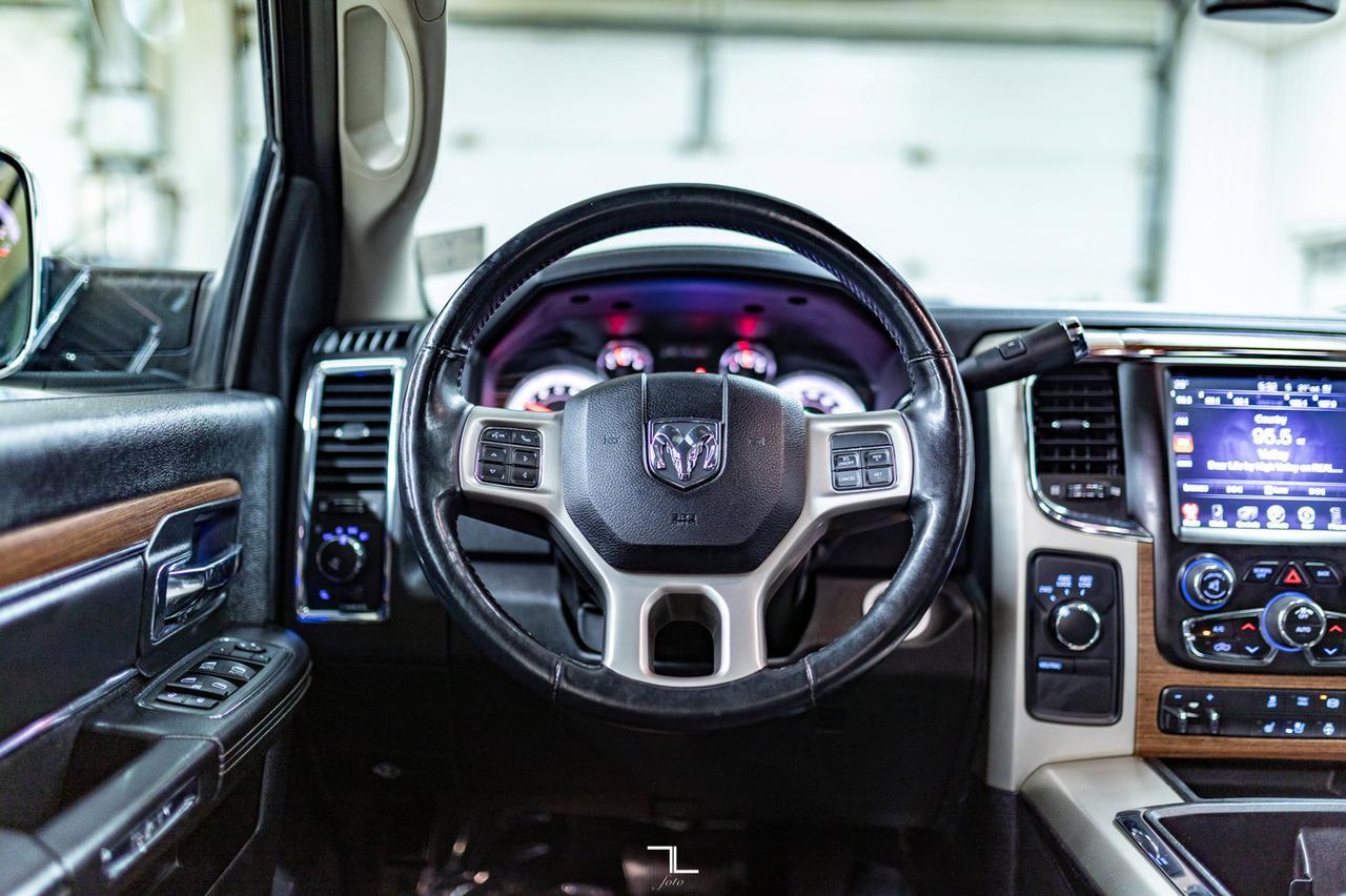 2014 Ram 3500 4x4 Crew Cab Laramie Diesel Leather Roof Nav Red Deer AB