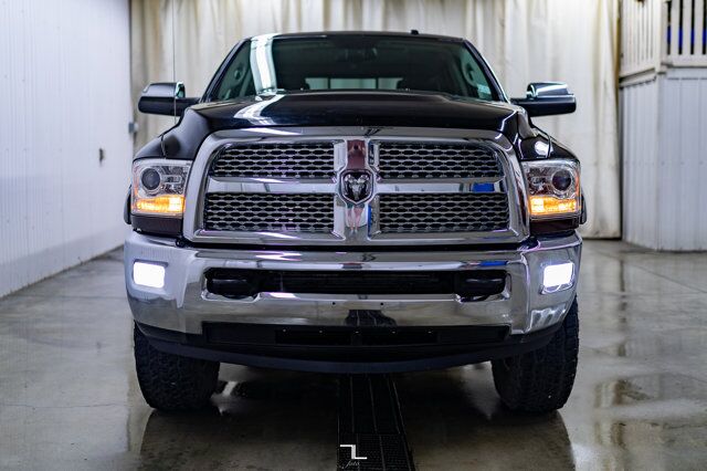 2014 Ram 3500 4x4 Crew Cab Laramie Diesel Leather Roof Nav Red Deer AB