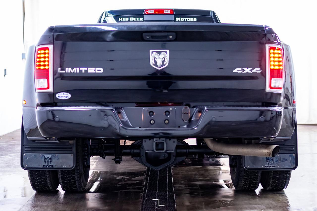2014 Ram 3500 4x4 Crew Cab Limited Dually Diesel Leather Roof Nav Red Deer AB