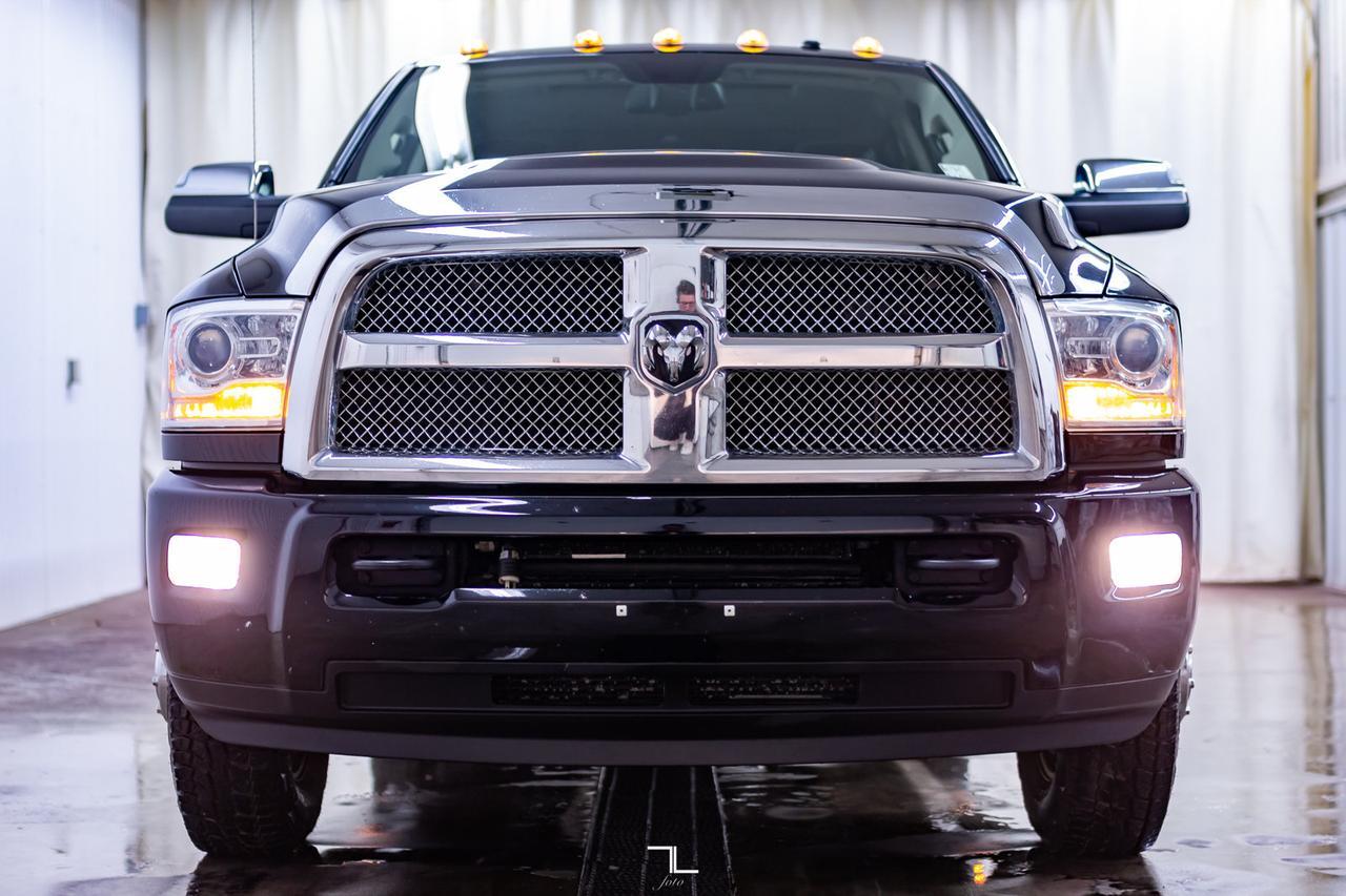 2014 Ram 3500 4x4 Crew Cab Limited Dually Diesel Leather Roof Nav Red Deer AB
