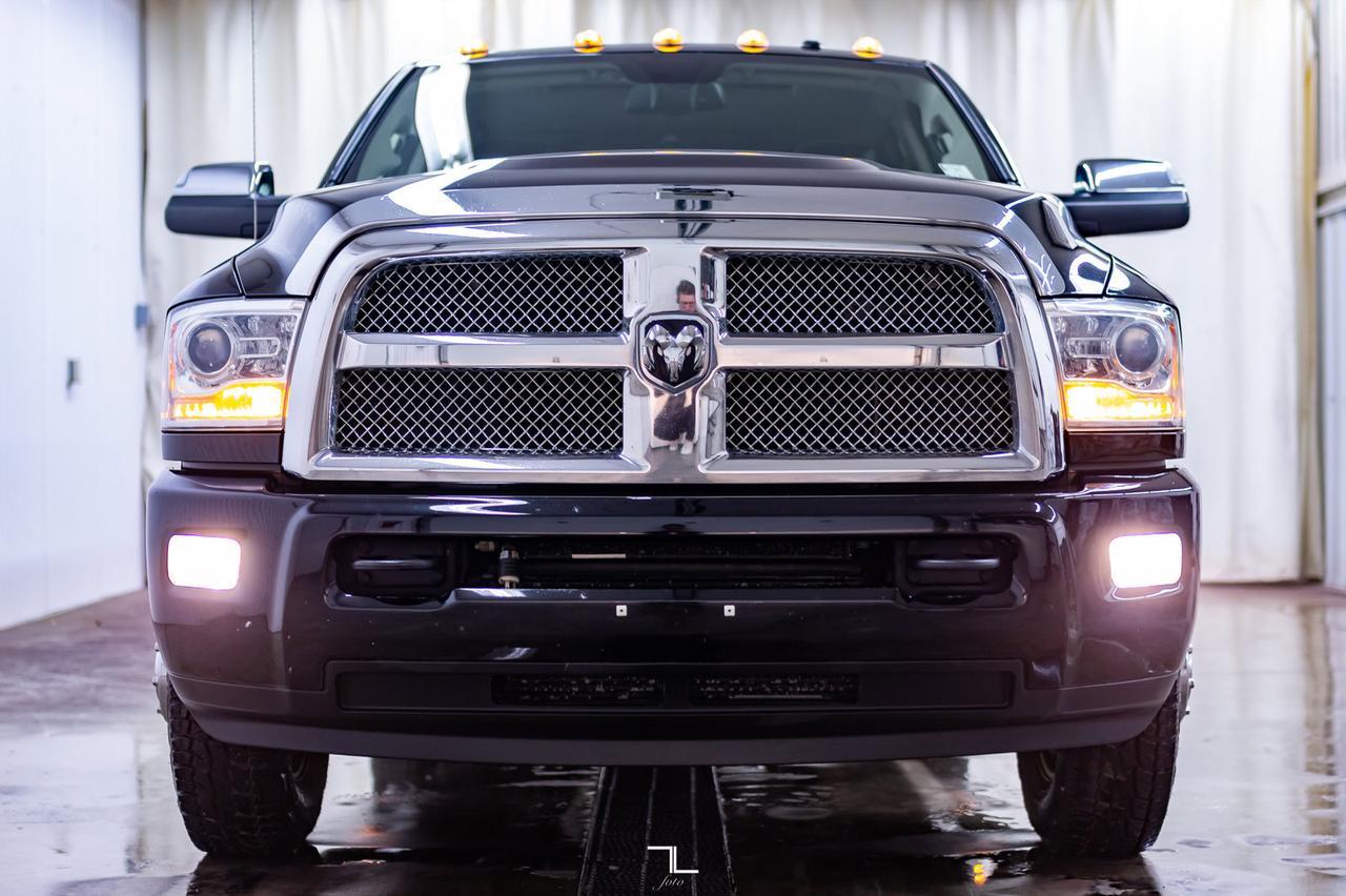 2014 Ram 3500 4x4 Crew Cab Limited Dually Diesel Leather Roof Nav Red Deer AB