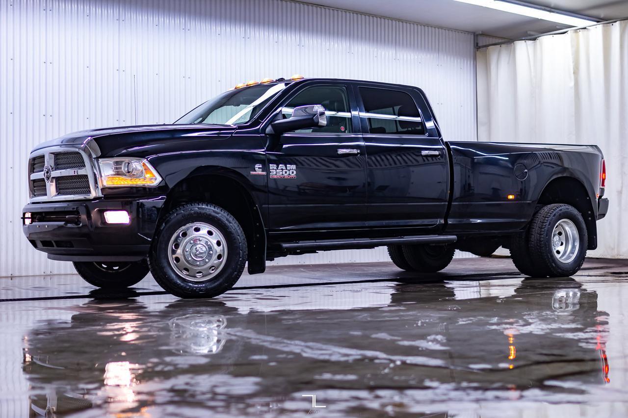 2014 Ram 3500 4x4 Crew Cab Limited Dually Diesel Leather Roof Nav Red Deer AB