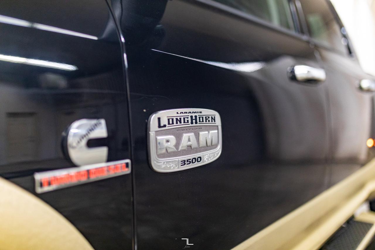 2014 Ram 3500 4x4 Crew Cab Longhorn Dually Diesel Leather Roof Nav Red Deer AB