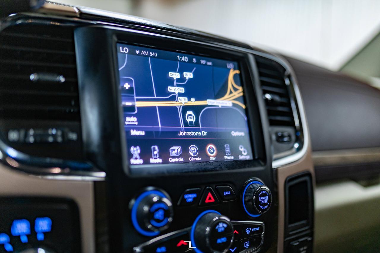 2014 Ram 3500 4x4 Crew Cab Longhorn Dually Diesel Leather Roof Nav Red Deer AB