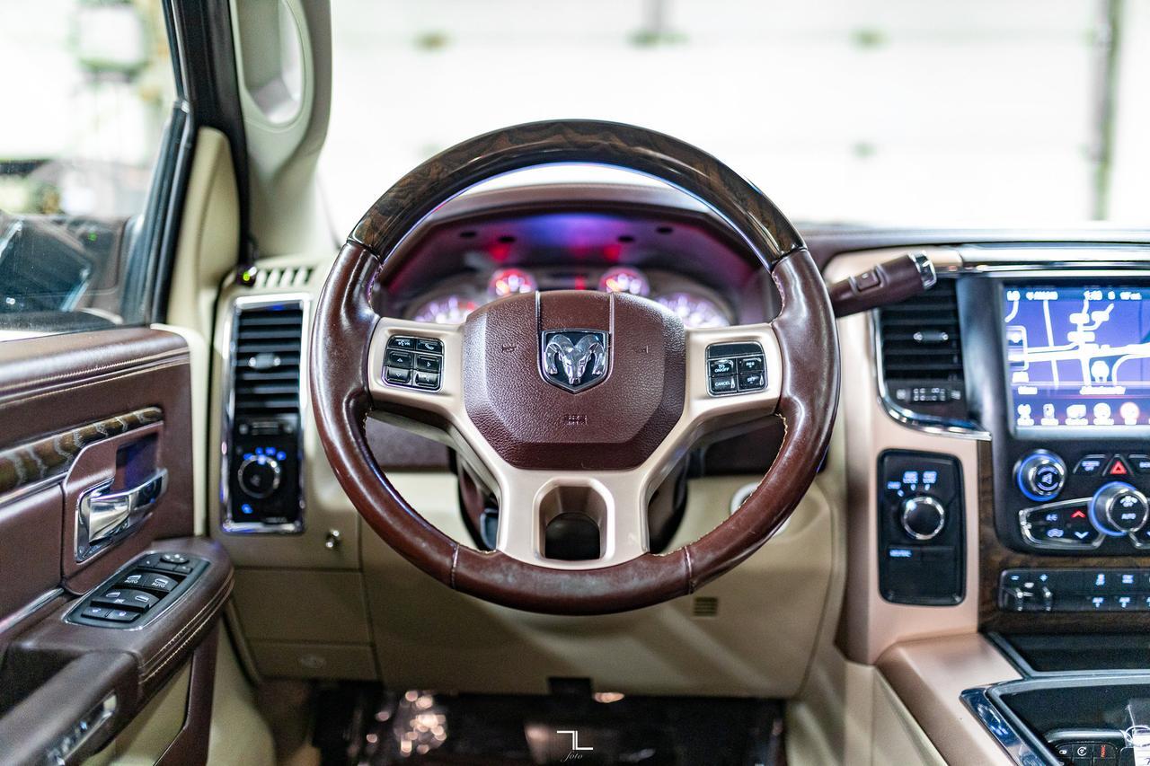 2014 Ram 3500 4x4 Crew Cab Longhorn Dually Diesel Leather Roof Nav Red Deer AB