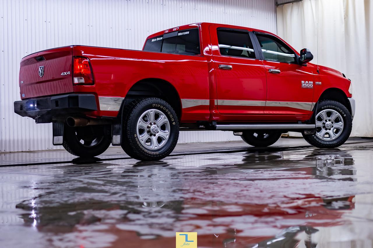 2014 Ram 3500 4x4 Crew Cab SLT HEMI Remote Start Red Deer AB