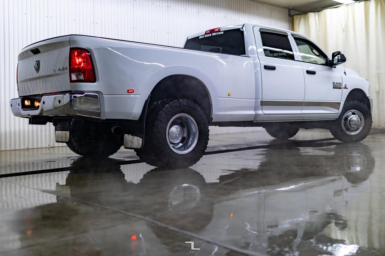 2014 Ram 3500 4x4 Crew Cab SXT Dually Diesel Manual BCam Red Deer AB
