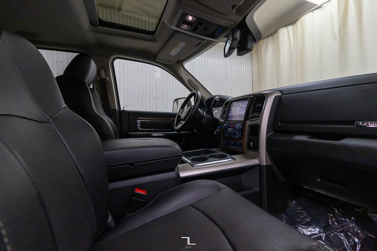 2014 Ram 3500 4x4 Mega Cab Laramie HEMI Leather Roof Nav Red Deer AB