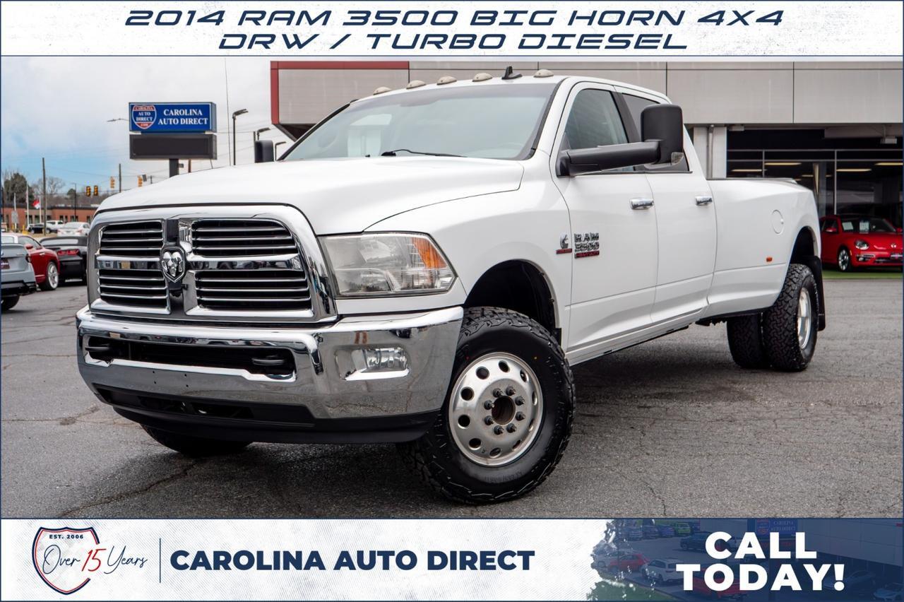 2014 Ram 3500 Big Horn 4X4 / DRW / Turbo Diesel / Luxury Group!