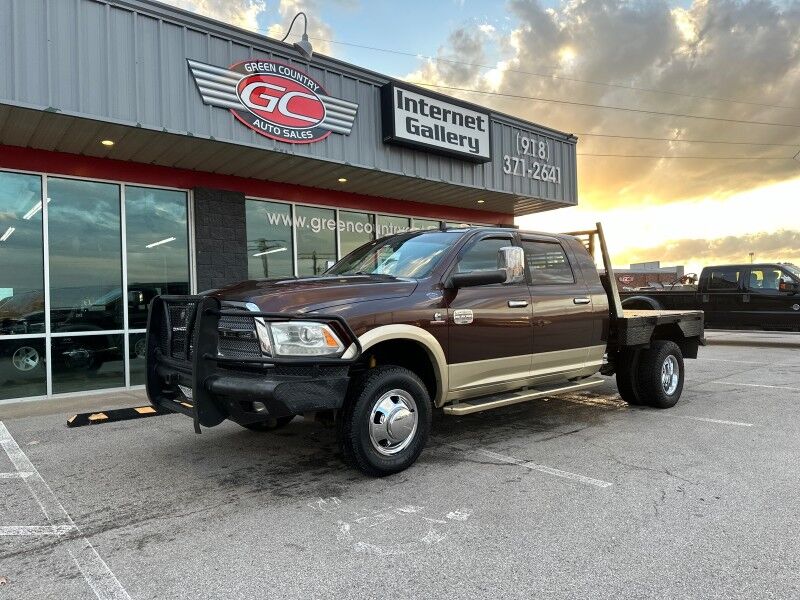 2014 Ram 3500 DRW 4x4 Diesel Mega Cab Longhorn Collinsville OK