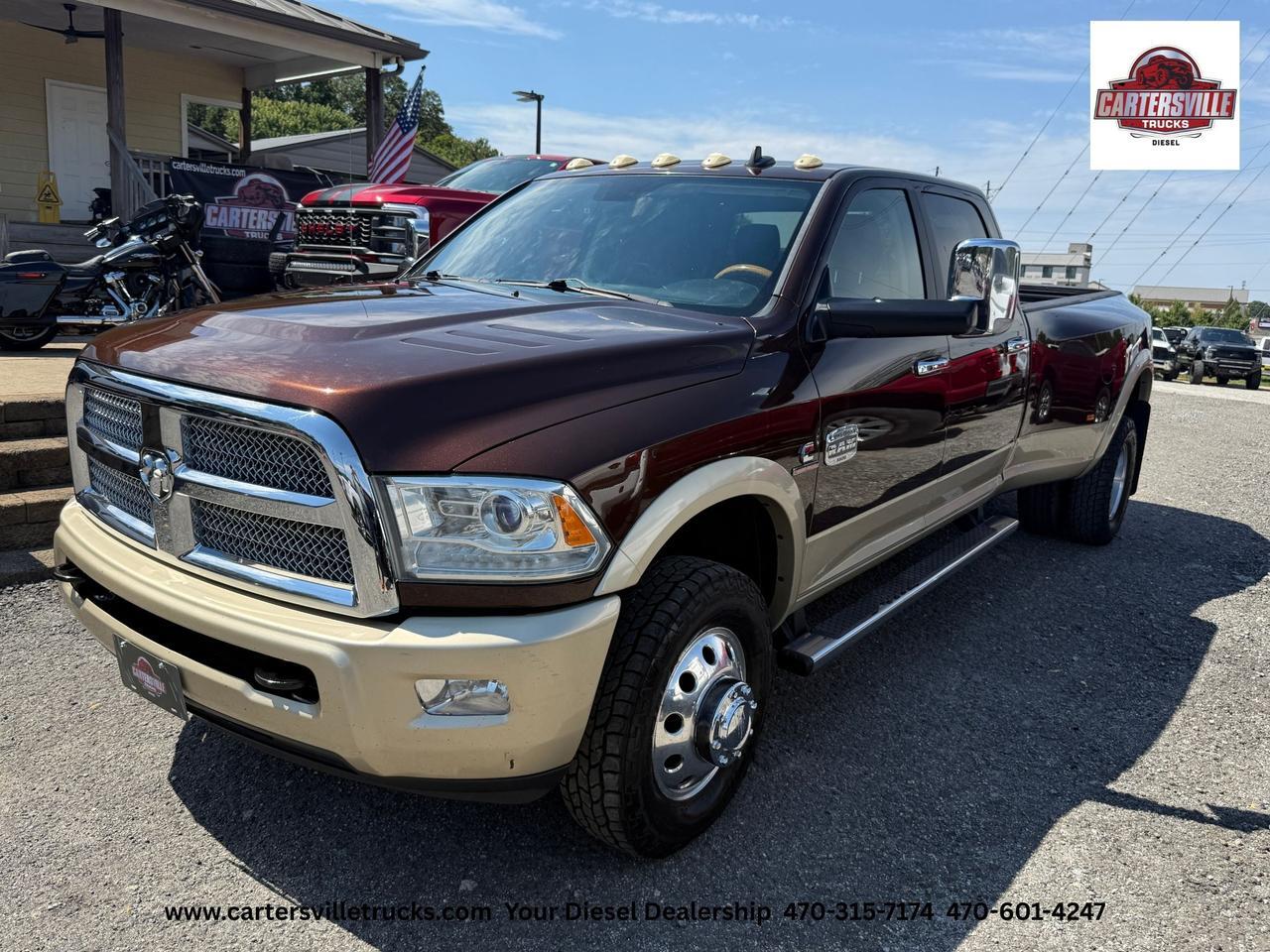 2014 Ram 3500 SOLD SOLD SOLD*** Laramie Longhorn 4X4 - DUALLY - AISIN - DELETED Cartersville GA