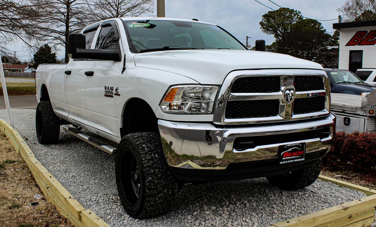 2014 Ram 3500 ST CREW CAB 4X4 LONG BED 6.7L CUMMINS DIESEL, LIFTED, TOW
