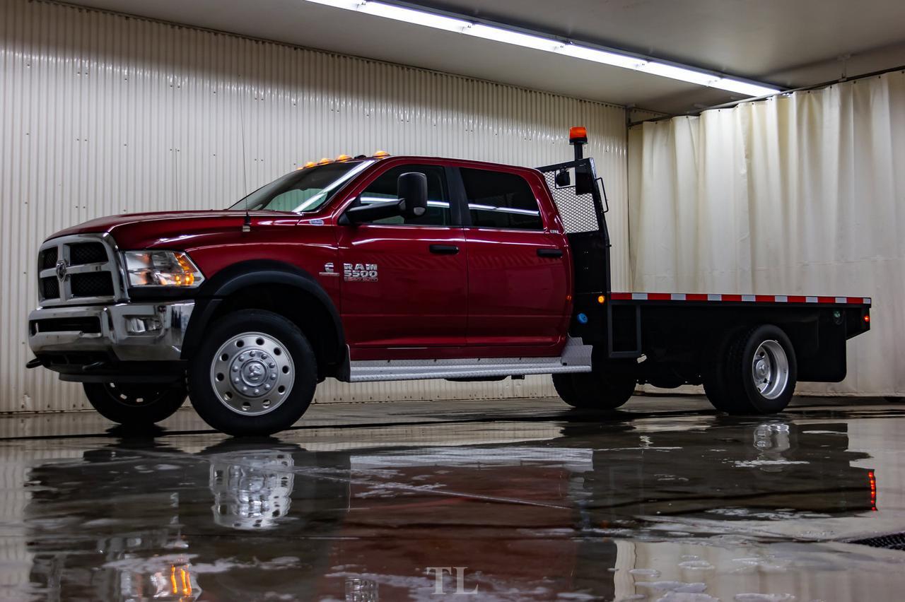 2014 Ram 5500 4x4 Crew Cab SLT Deck Diesel 6-Speed Manual Red Deer AB