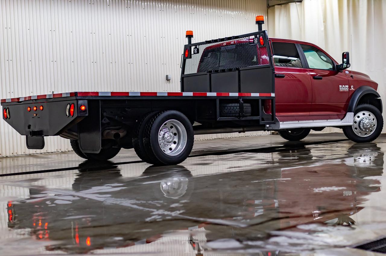 2014 Ram 5500 4x4 Crew Cab SLT Deck Diesel 6-Speed Manual Red Deer AB