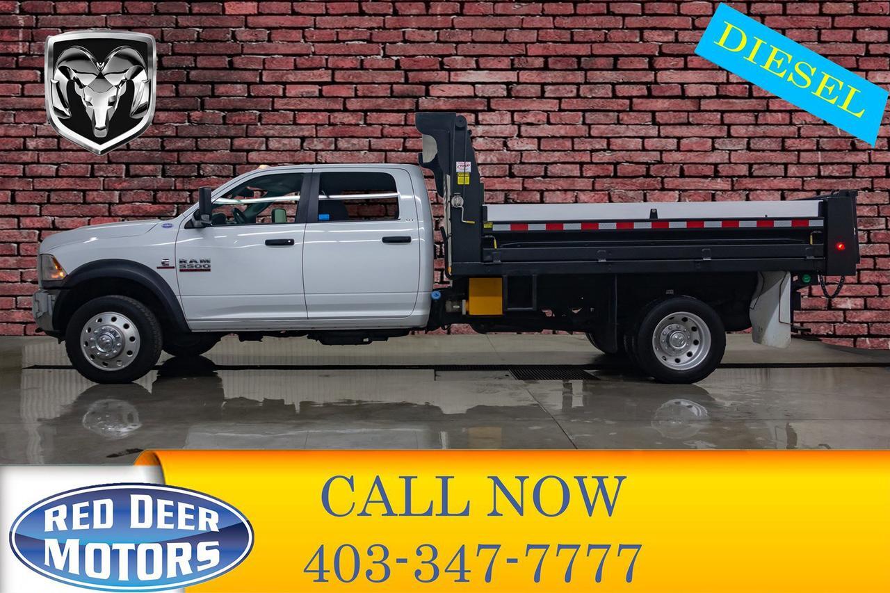2014 Ram 5500 4x4 Crew Cab SLT Dump Box Diesel Aisin
