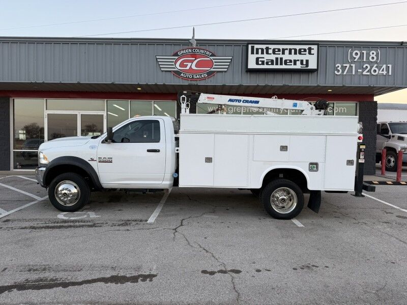 2014 Ram 5500 4x4 Diesel 6406H Auto Crane Tradesman Collinsville OK