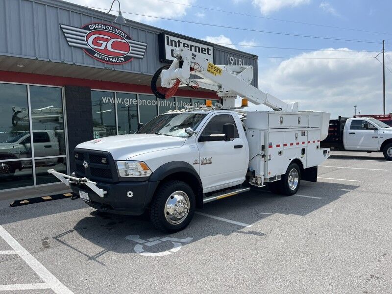 2014 Ram 5500 4x4 Diesel Altec Bucket Truck Tradesman Collinsville OK