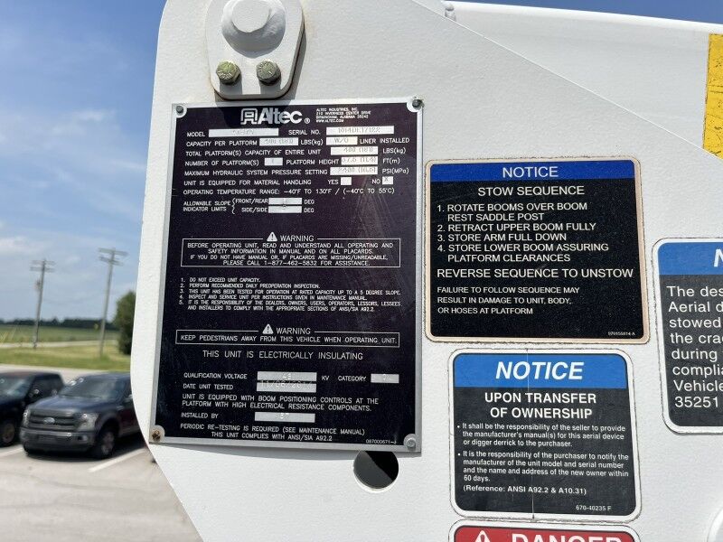 2014 Ram 5500 4x4 Diesel Altec Bucket Truck Tradesman Collinsville OK
