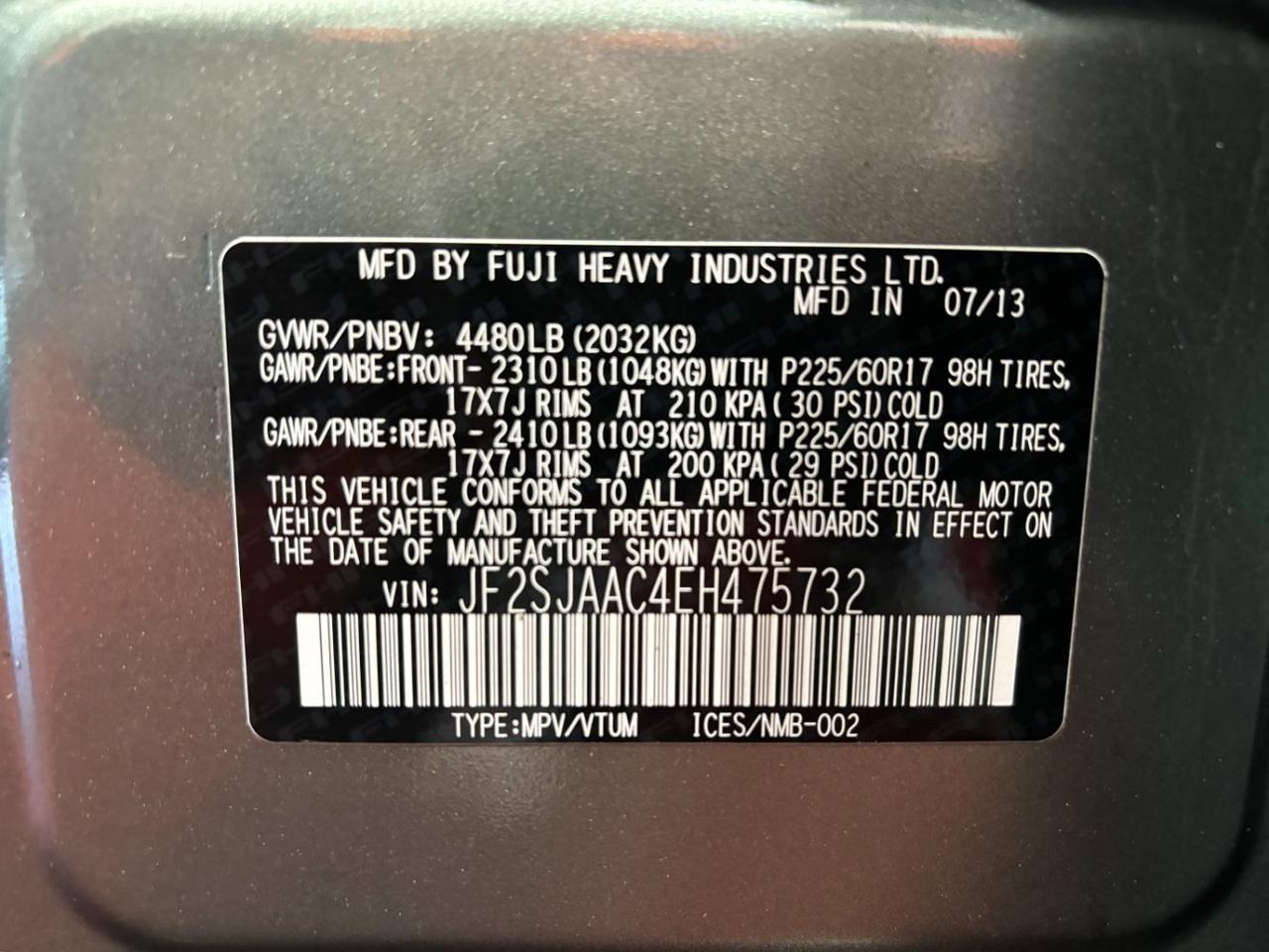 2014 Subaru Forester 2.5i Franklin OH