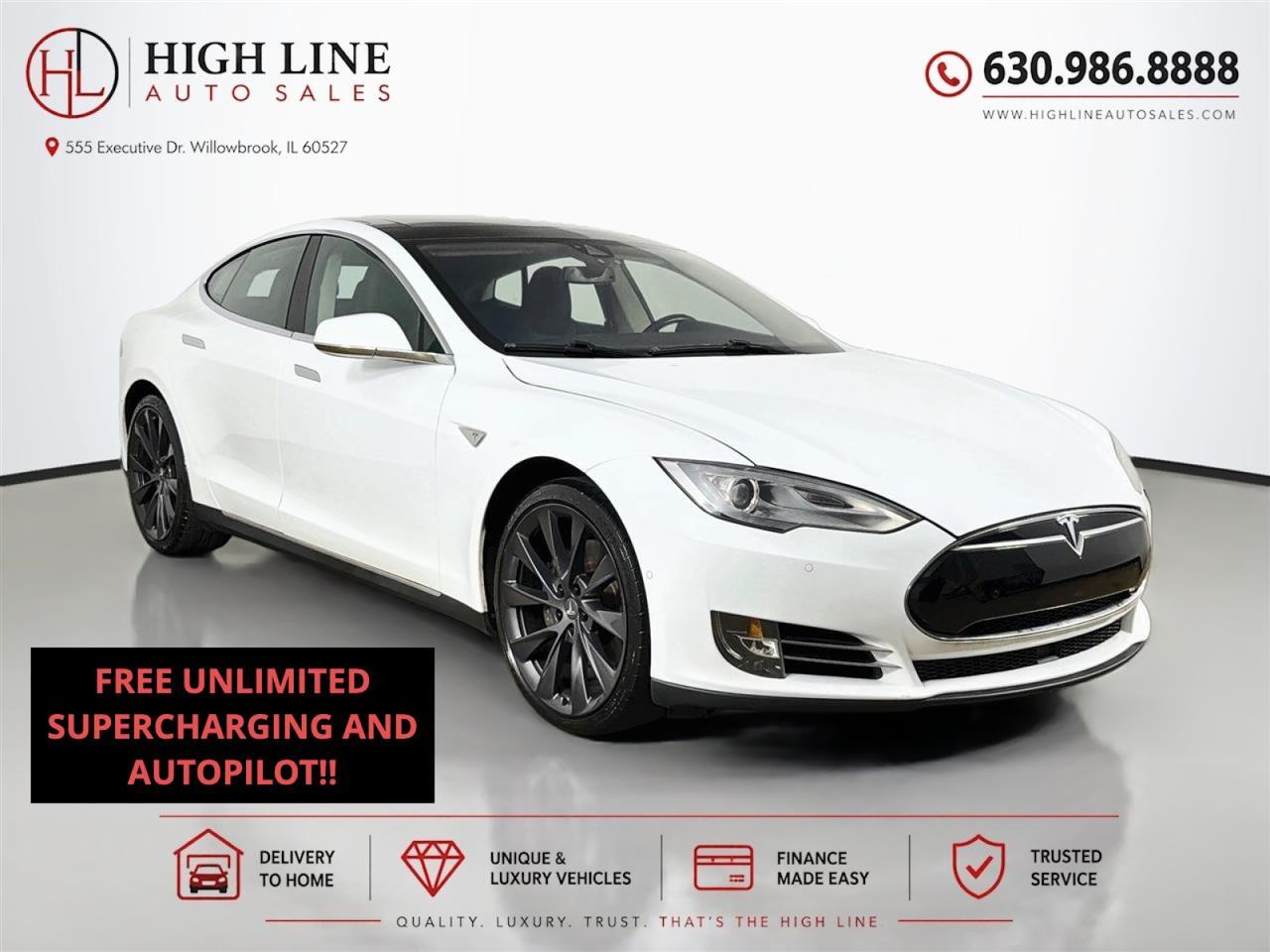 2014 Tesla Model S 85 kWh Battery FREE UNLIMITED SUPERCHARGING